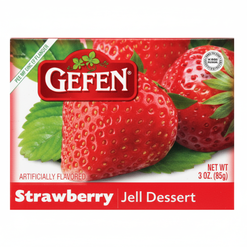 GEFEN STRAWBERRY JELLO - Passover