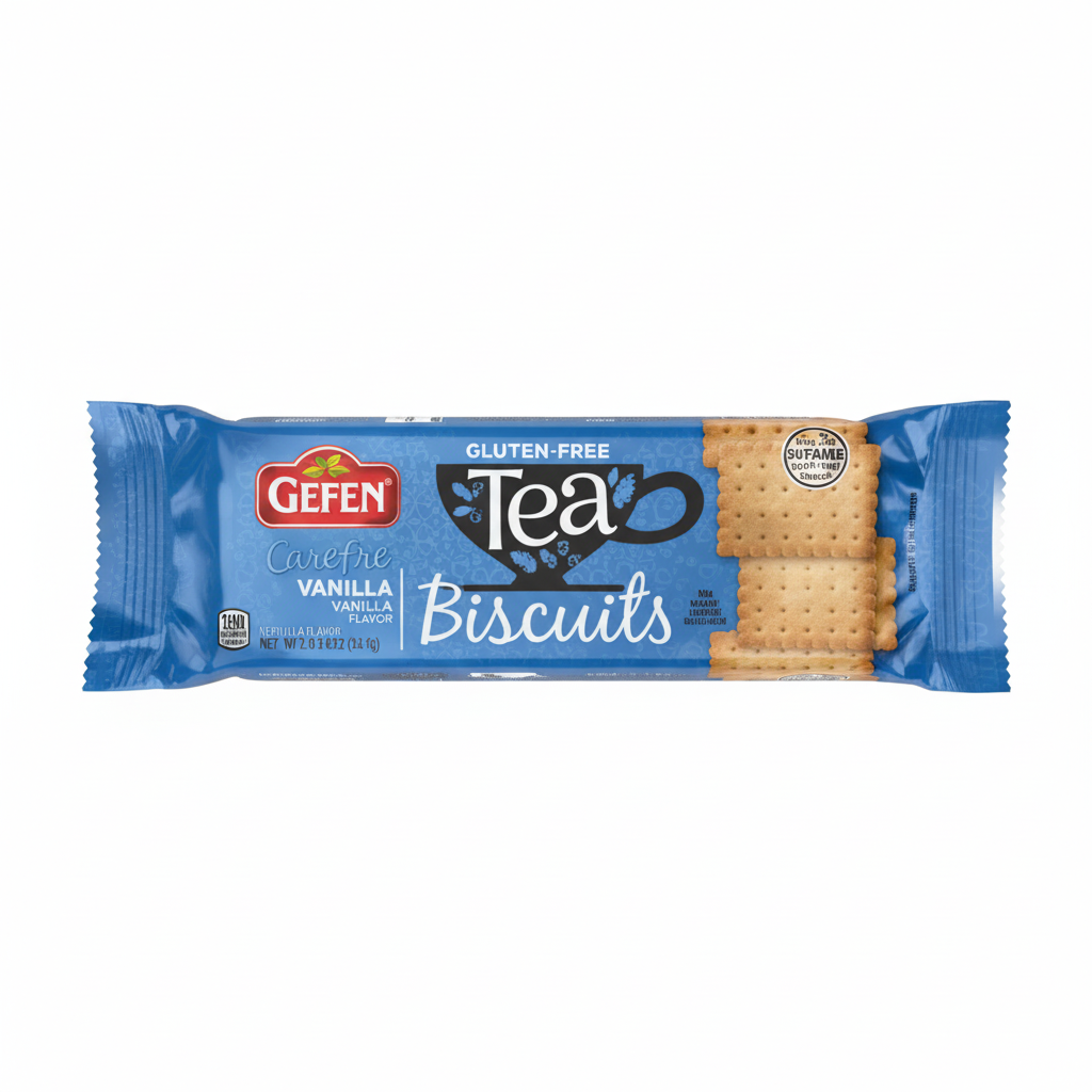 GEFEN GLUTEN FREE VANILLA TEA BISCUITS - Passover