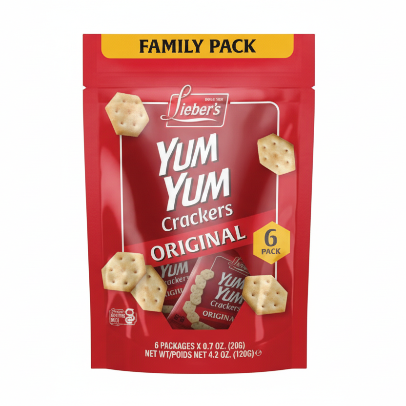 Lieber's Yum Yum Crackers Mini (Original) Family Pack - Passover