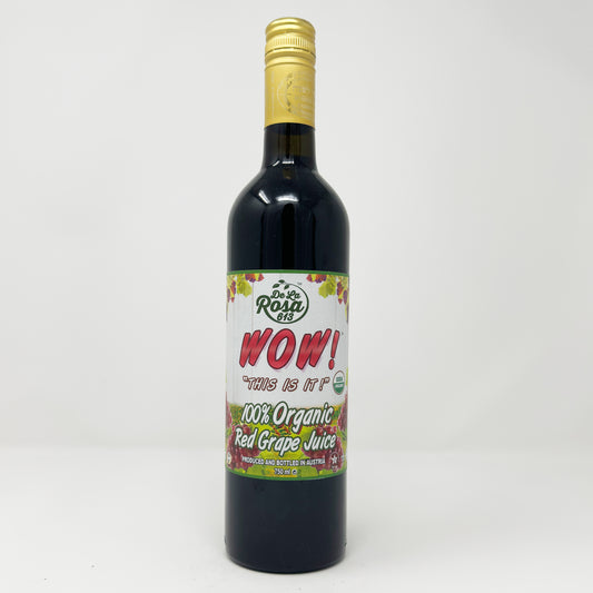 De La Rosa Organic Red Grape Juice 25.3 oz