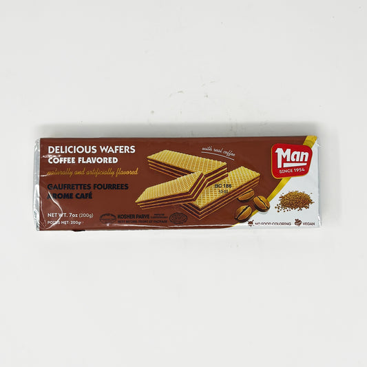 Man Coffee Wafers 7 oz