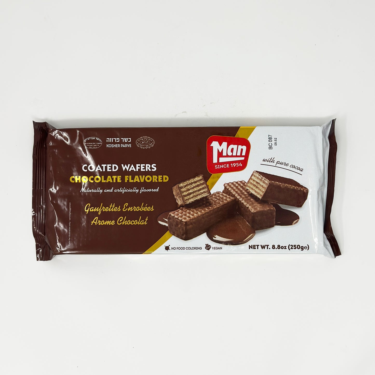 Man Coated Chocolate Wafers 8.8 oz