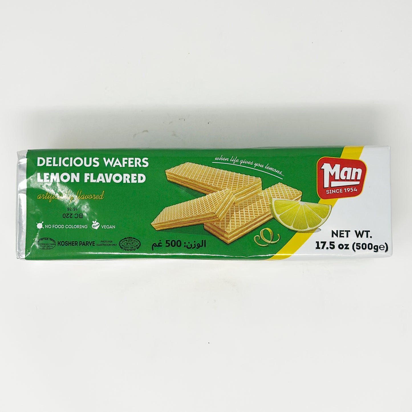 Man Lemon Wafers 17.5 oz