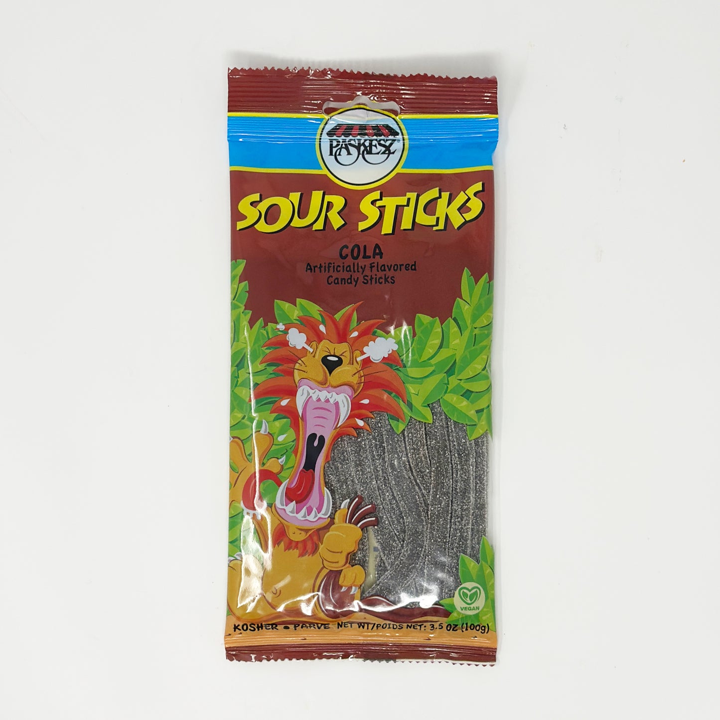 Paskesz Sour Sticks Cola 3.5 oz