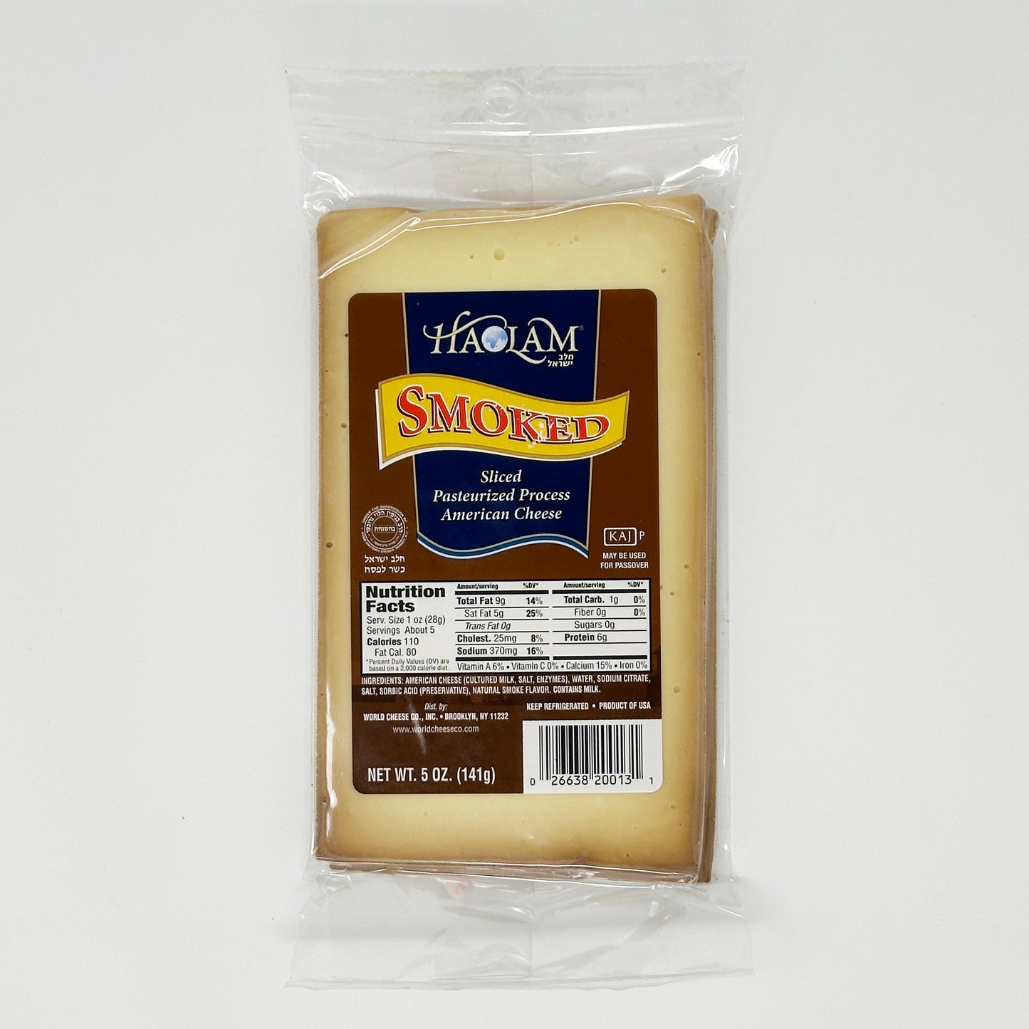 Haolam Sliced Smoked Cheese 5 oz