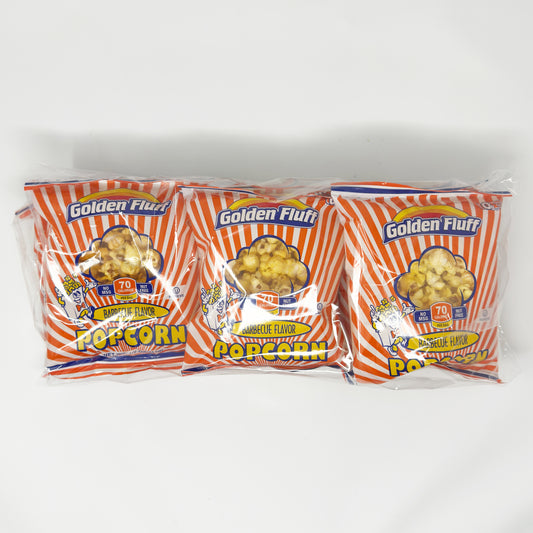 Golden Fluff Popcorn BBQ 6pk 1/2 oz