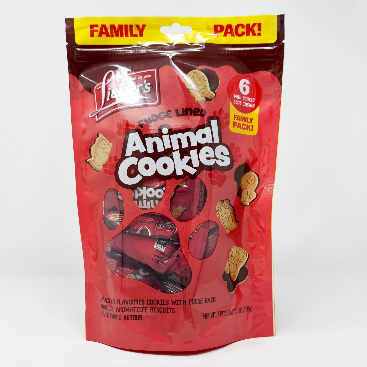 Lieber's Animal Cookies Family Pack 5.3 oz