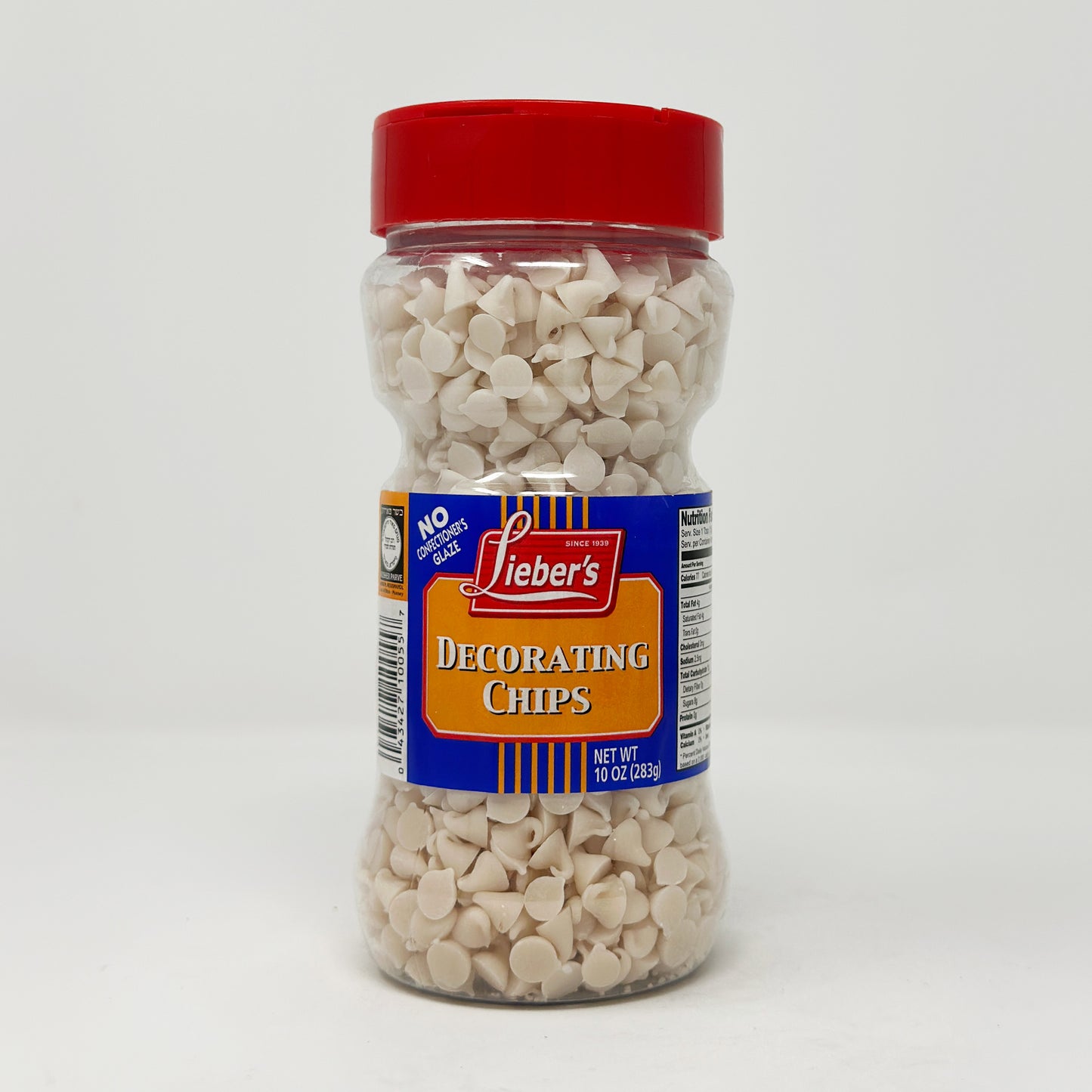 Lieber's Decorating Chips White 10 oz