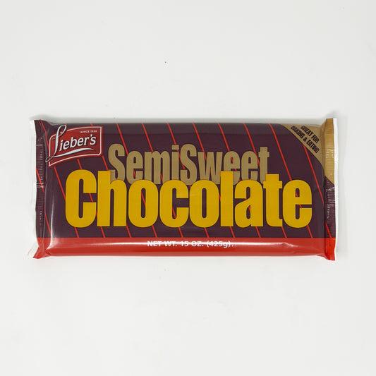 Lieber's Semisweet Chocolate Bar 15 oz