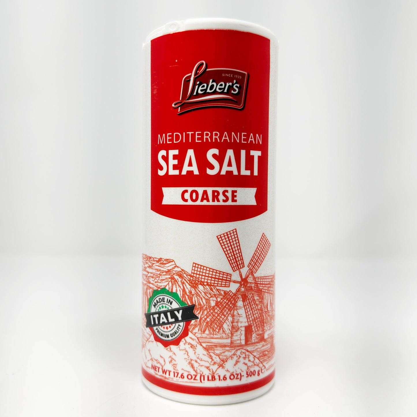 Lieber's Mediterranean Sea Salt Coarse 17.6 oz