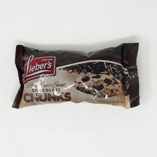 Lieber's Semi-Sweet Chocolate Chunks 9 oz