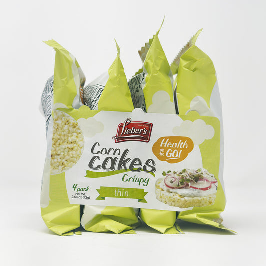 Lieber's Corn Cakes Thin 4 pck