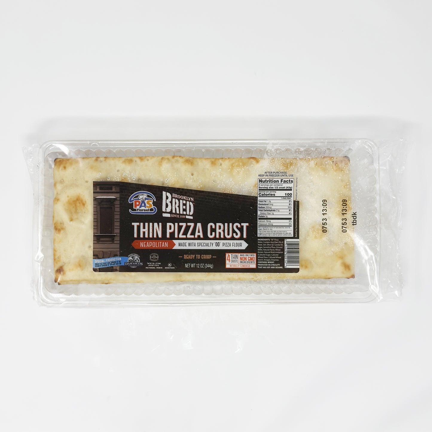 Pas Yisroel Thin Pizza Crust 4ct 12oz