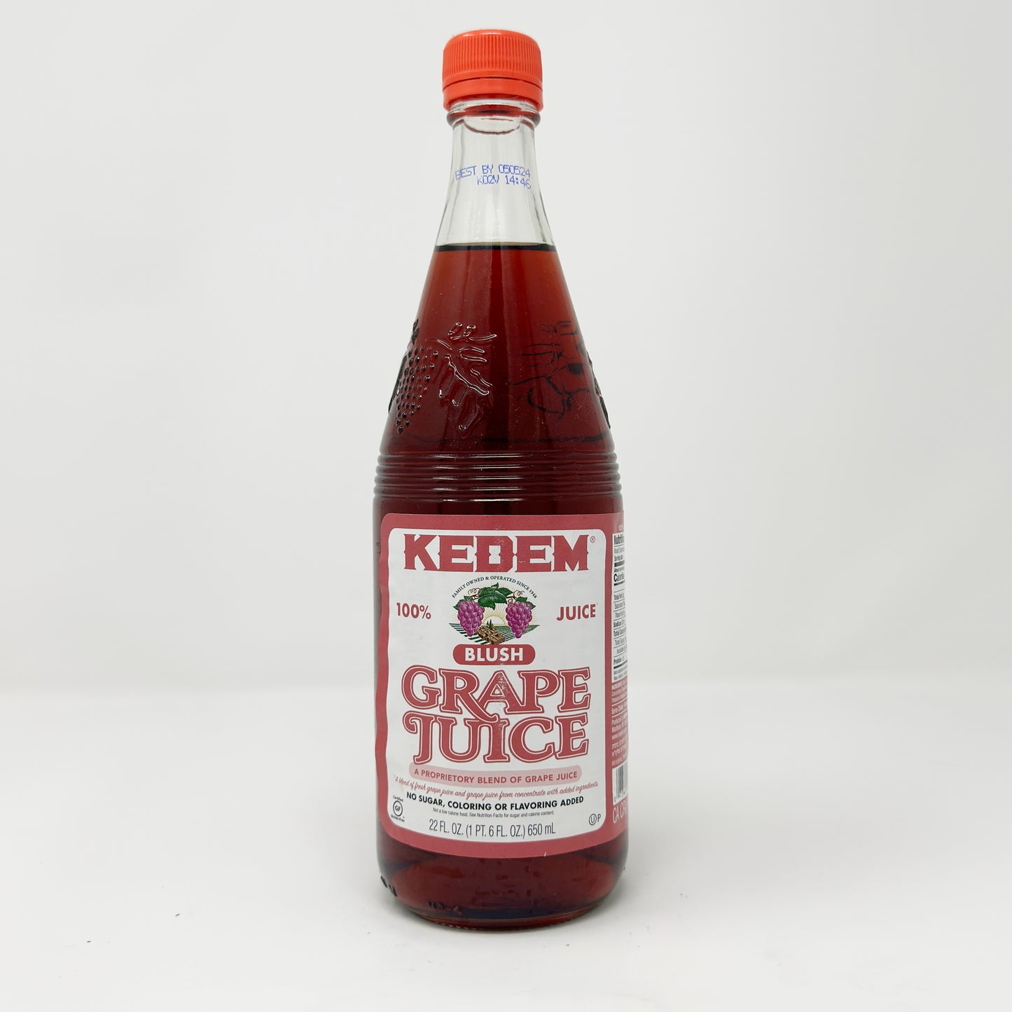 Kedem Blush Grape juice 22 oz