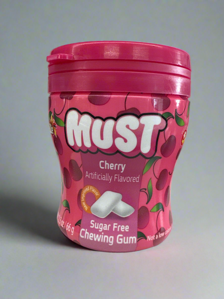 Elite Must Cherry Sugar Free Gum 2.3 oz