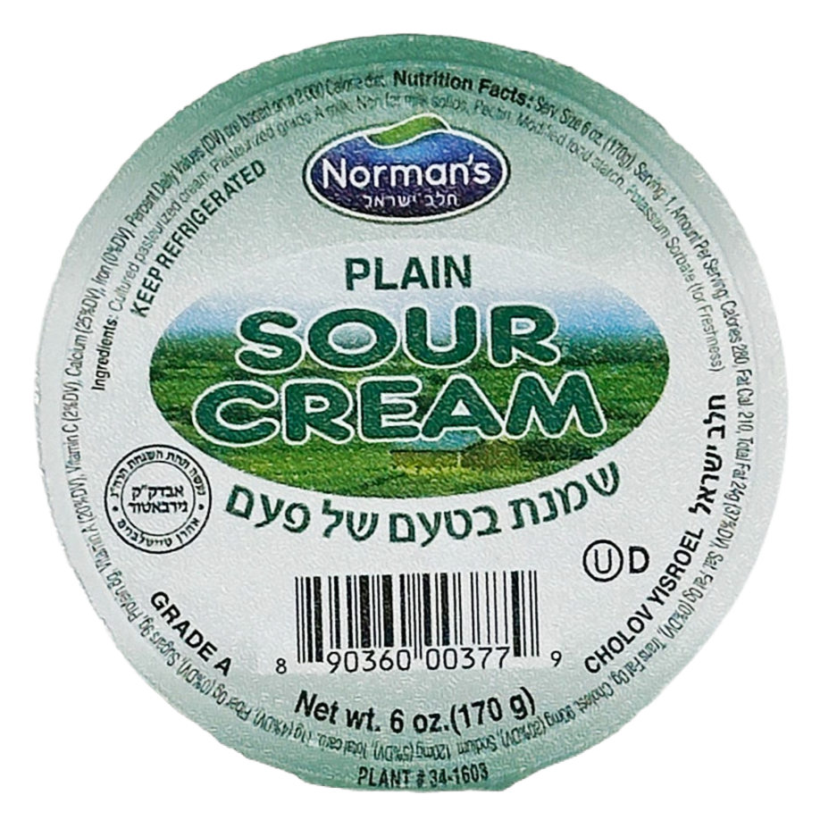 Norman's Natural Sour Cream 6 oz