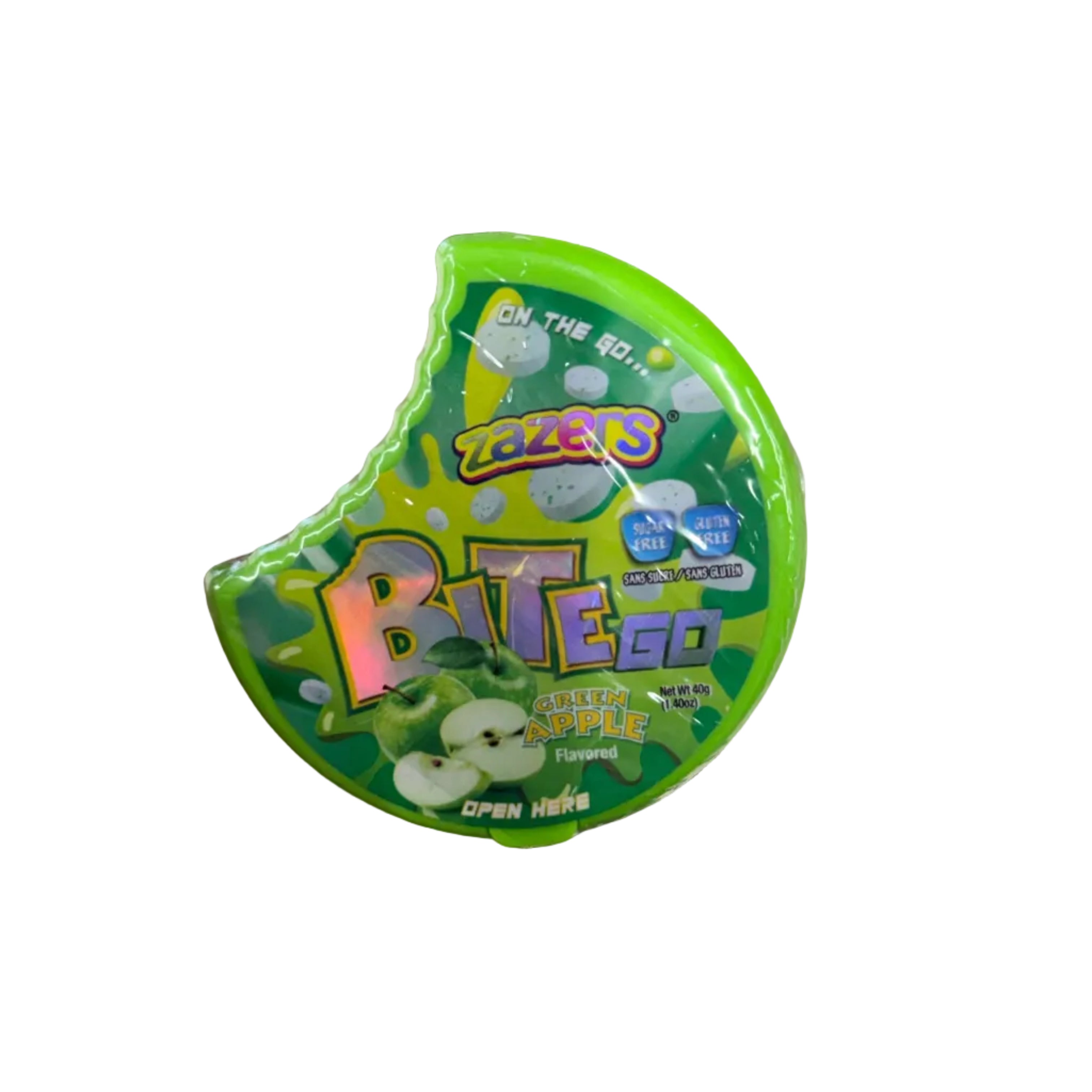 Zazers Bite & Go Green Apple - Kosher Apple Candy– Miami Kosher Food
