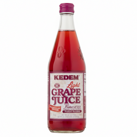 KEDEM 22 OZ LITE CONCORD GRAPE JUICE - Passover