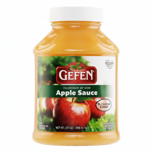 GEFEN 46 OZ NATURAL APPLE SAUCE - Passover