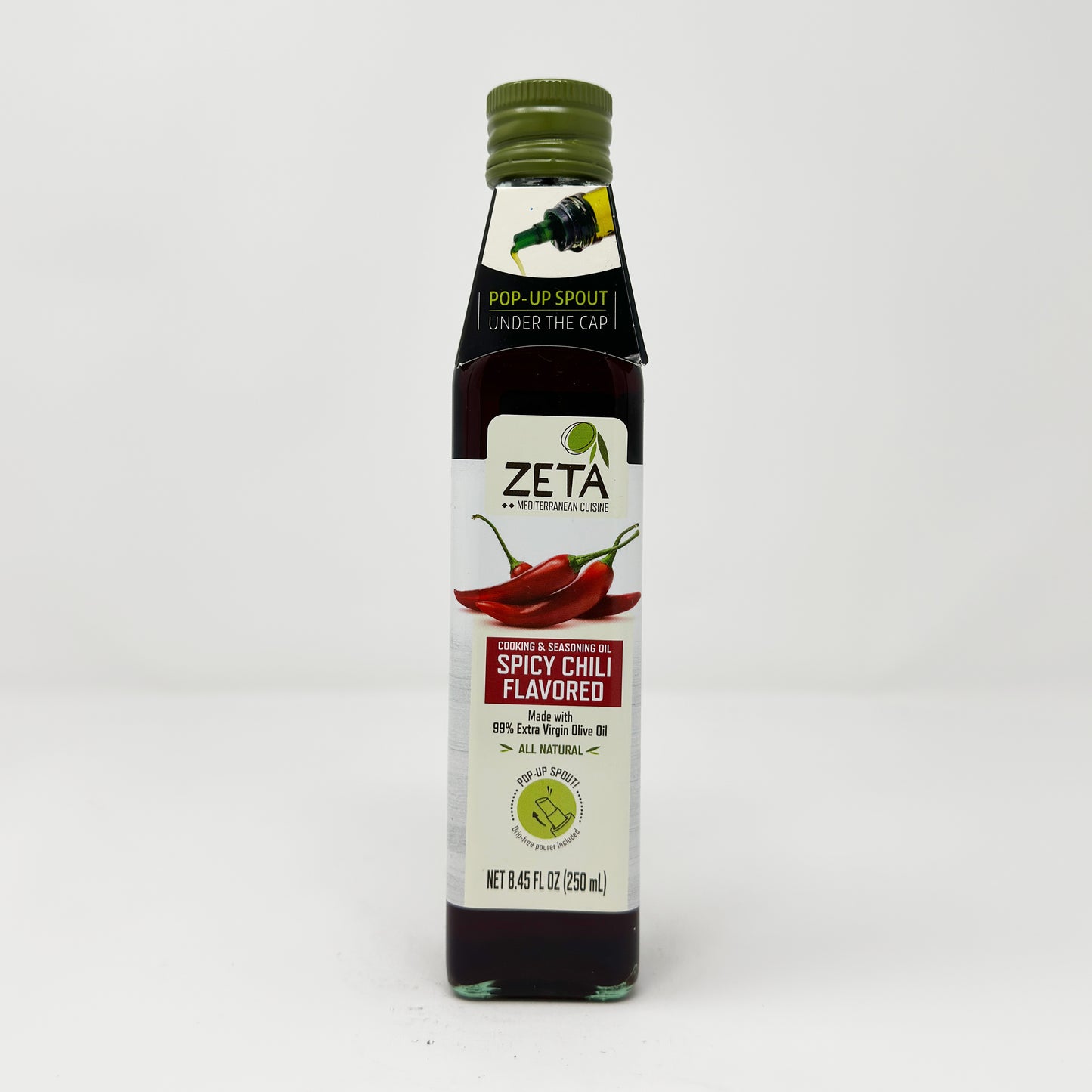 Zeta Spicy Chili Extra Virgin Olive Oil 8.45 fl oz