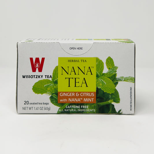 Wissotzky Ginger Nana Tea 1.41 oz