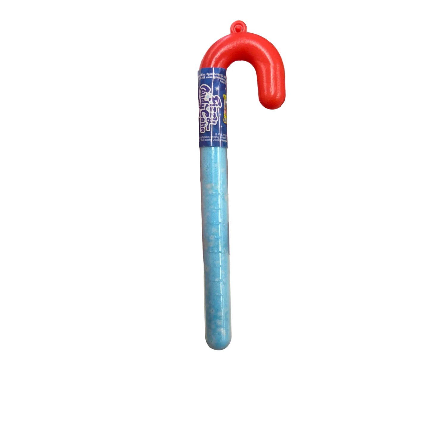 Fizz Filled Candy Cane Blue Raspberry