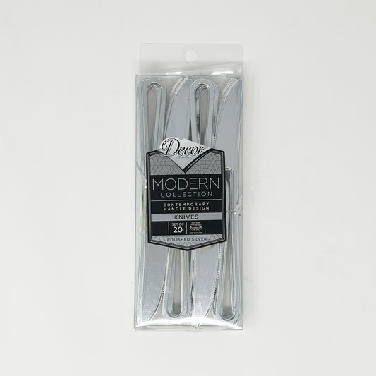 Decor Modern Collection Knives Polished Silver 20pk