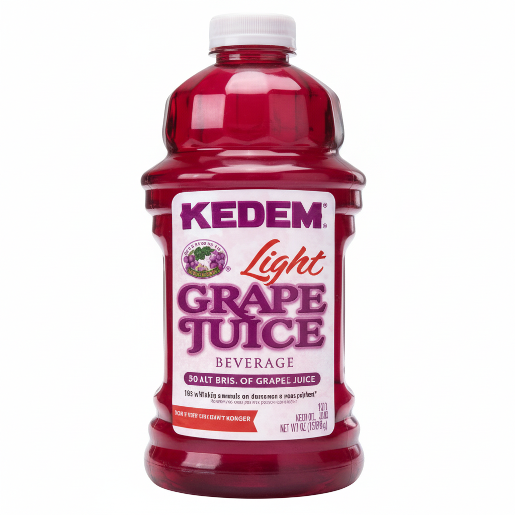 KEDEM 64 OZ LITE CONCORD GRAPE JUICE - Passover