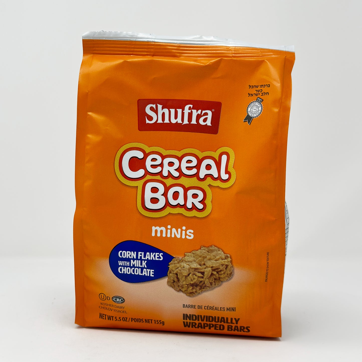 Shufra Ceral Bar Minis Corn Flakes With Milk Chocolate 5.5 oz