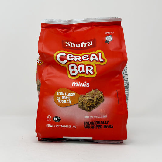 Shufra Cereal Bar Minis Cornflakes W/ Dark Chocolate 5.5 oz