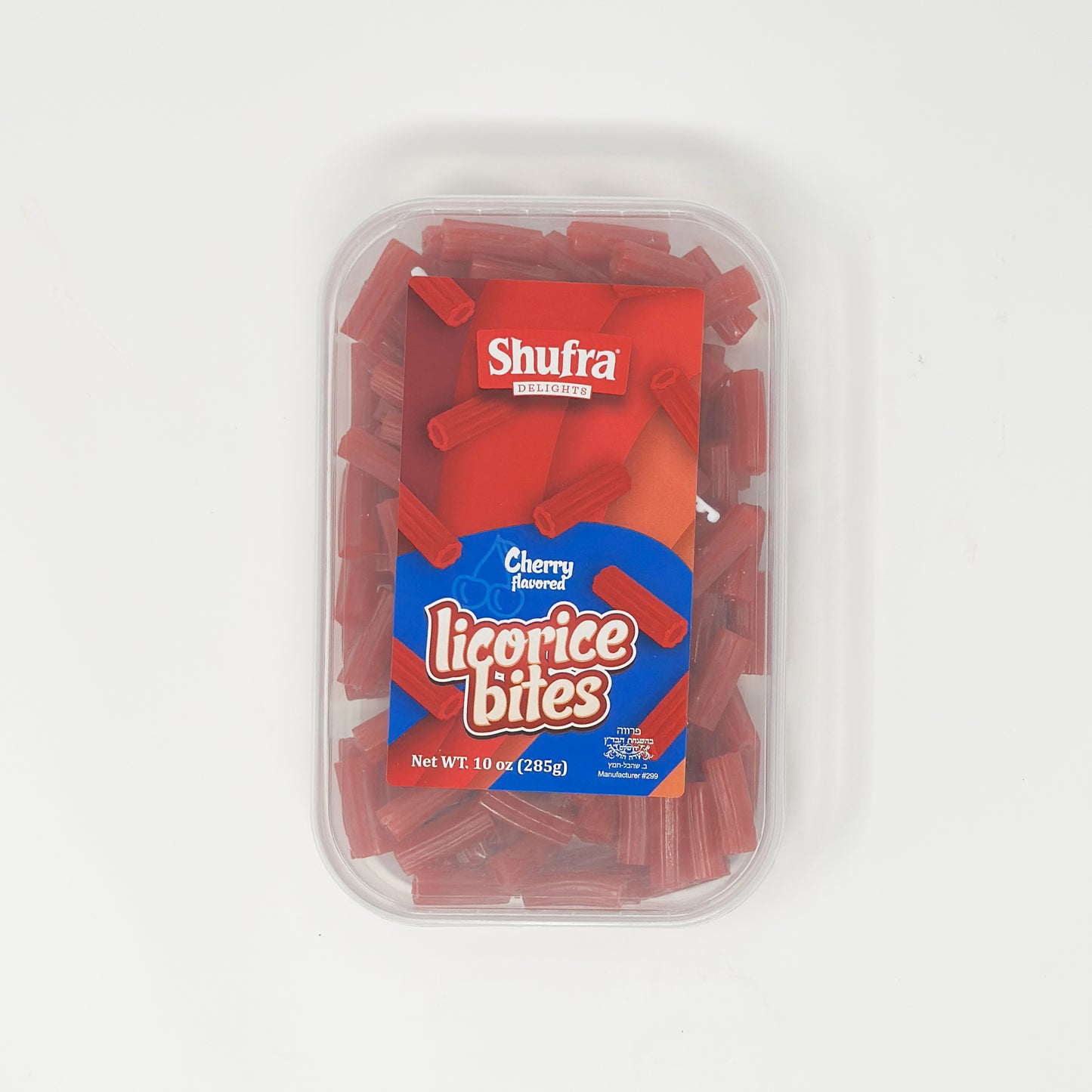 Shufra Cherry Licorice Bites 10 oz