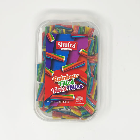 Shufra Rainbow Filled Twist Bites 10 oz