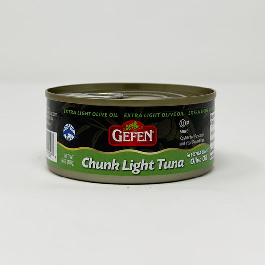 Gefen Chunk Light Tuna In Extra Light Olive Oil 6 oz