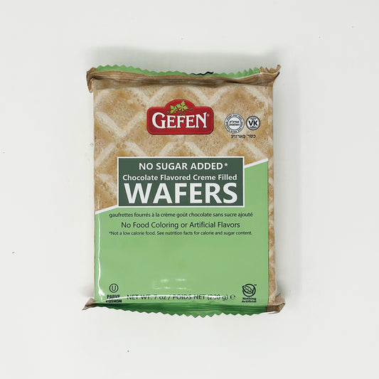 Gefen No Sugar Added Chocolate Wafers 7 oz