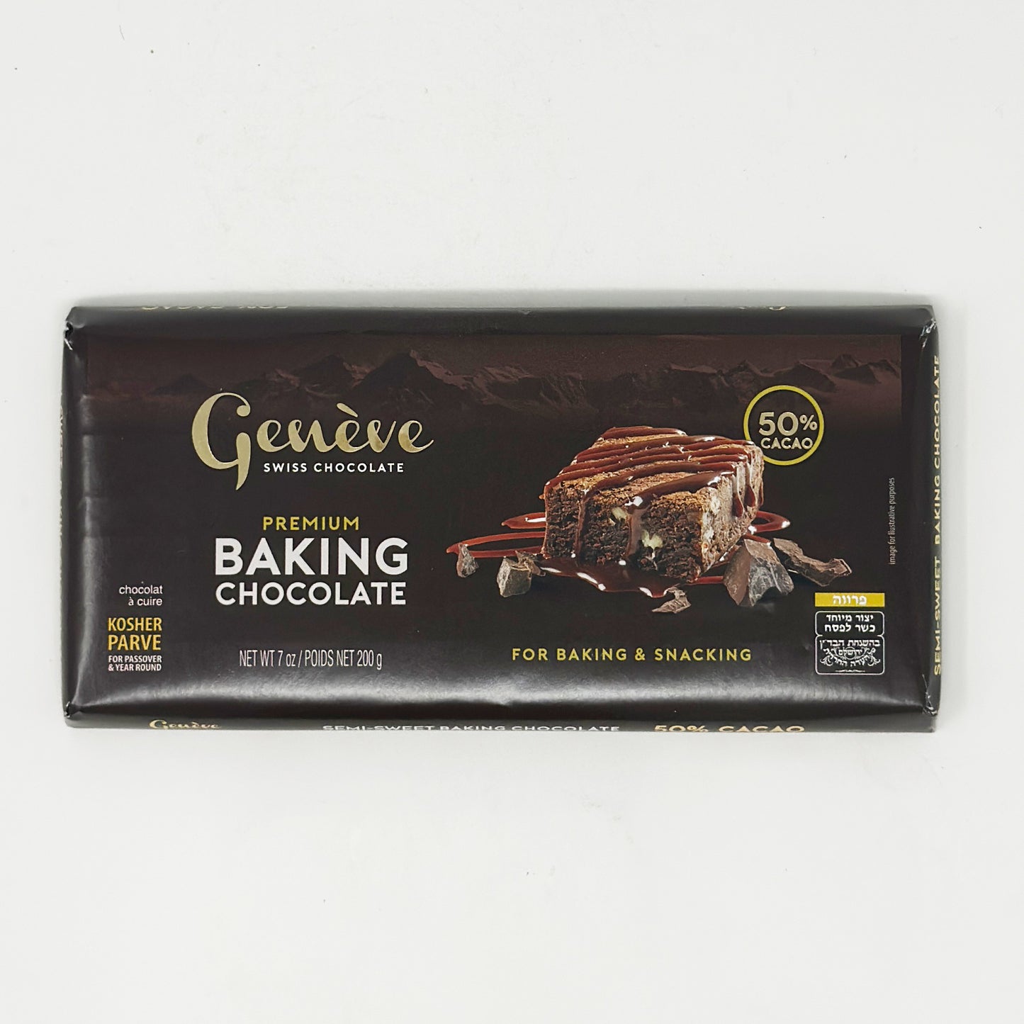 Geneve Premium Baking Chocolate 7 oz