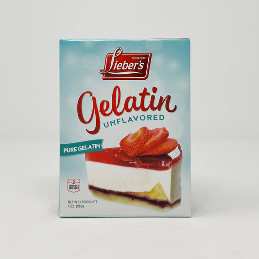 Lieber's Gelatin Unflavored Pure Gelatin 1 oz