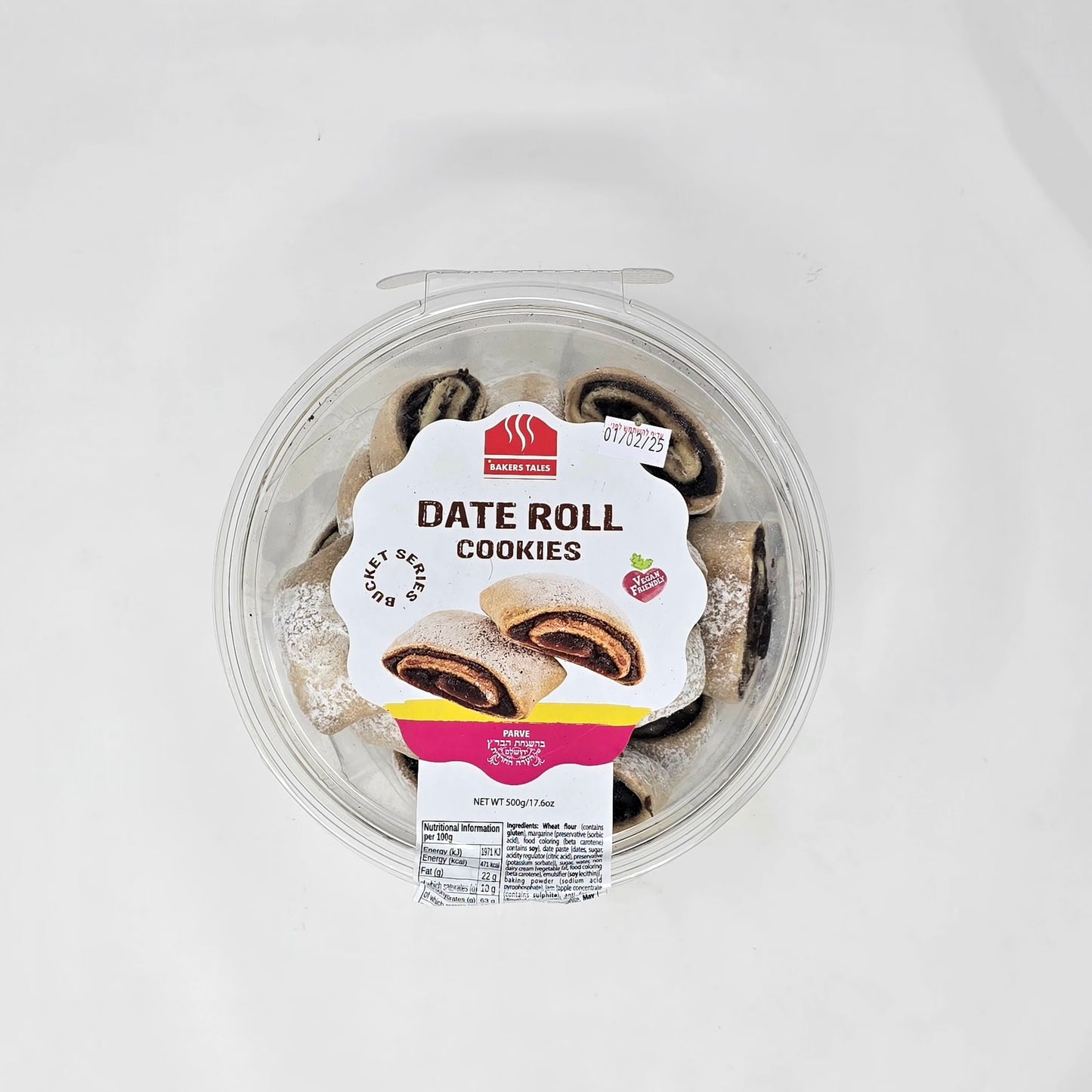 Bakers Tales Date Roll Cookies 17.6 oz