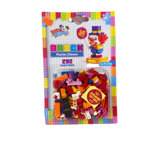 Izzy & Dizzy Brick Purim Clown