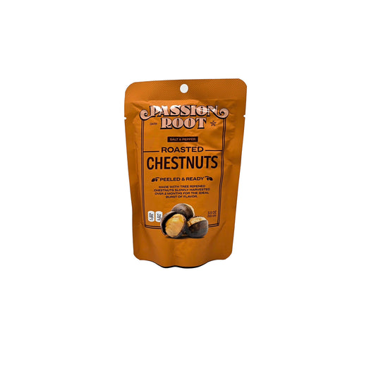 Passion Root Roasted Chestnuts Salt & Pepper 3.5 oz