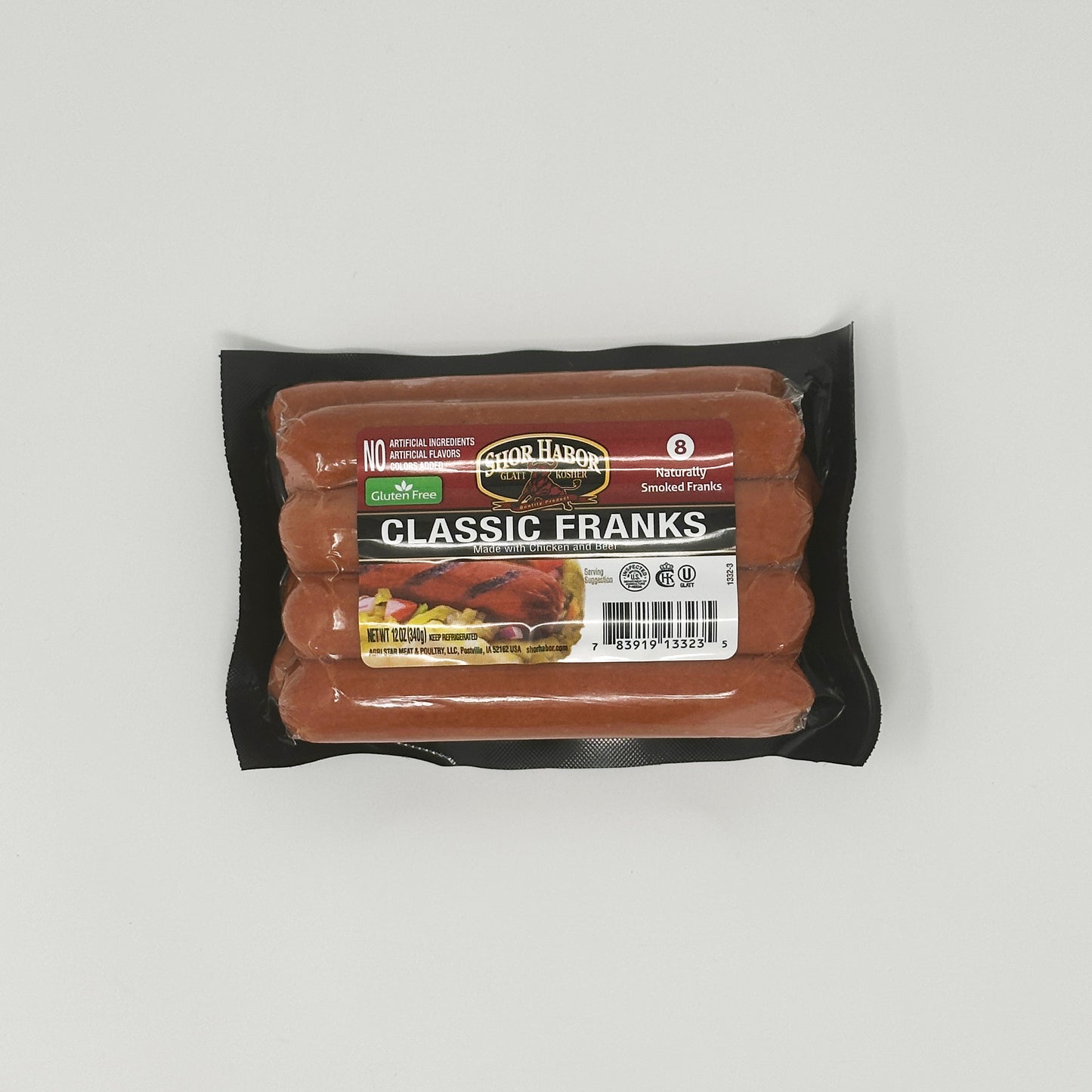 Shor Habor Classic Franks 12 oz