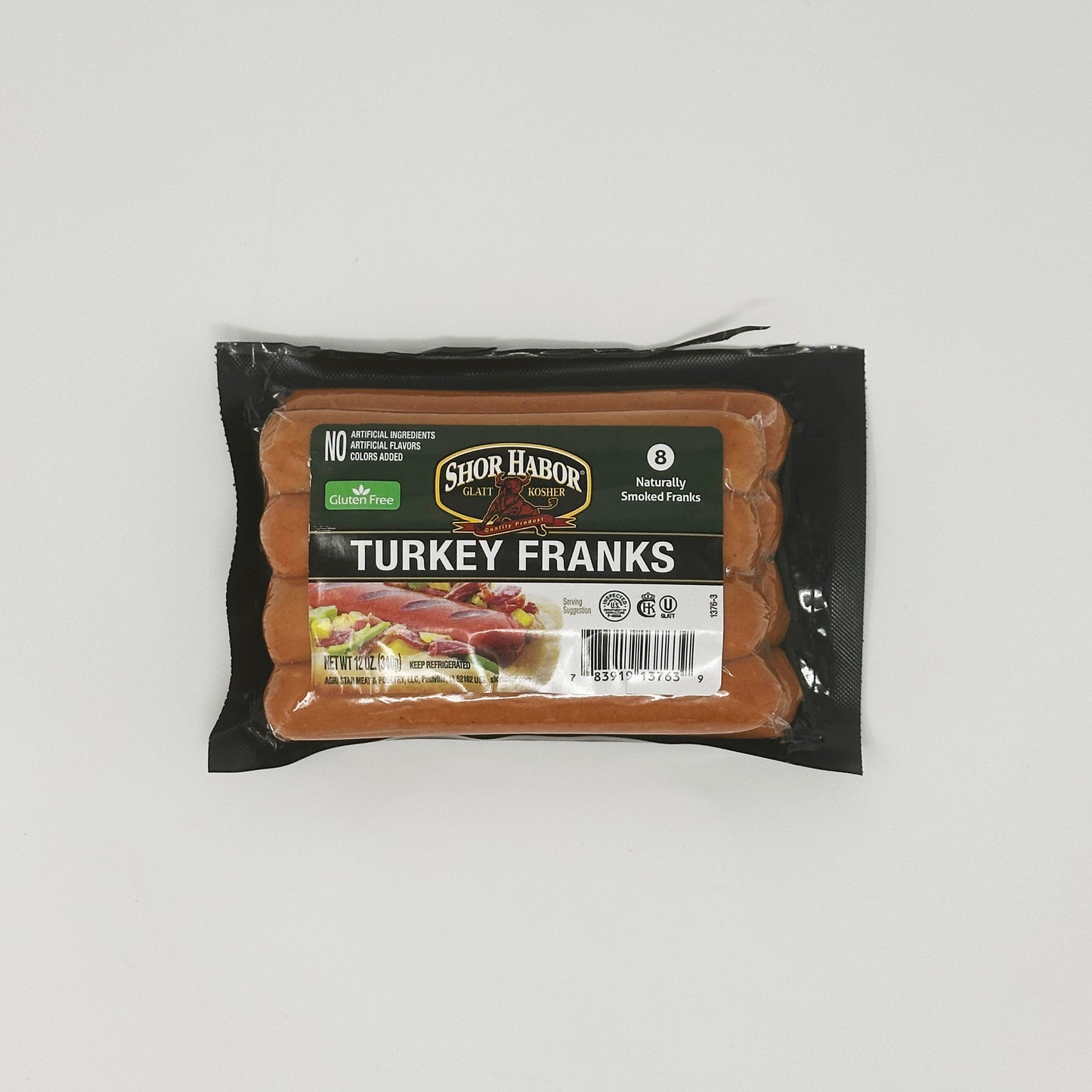 Shor Habor Turkey Franks 12 oz