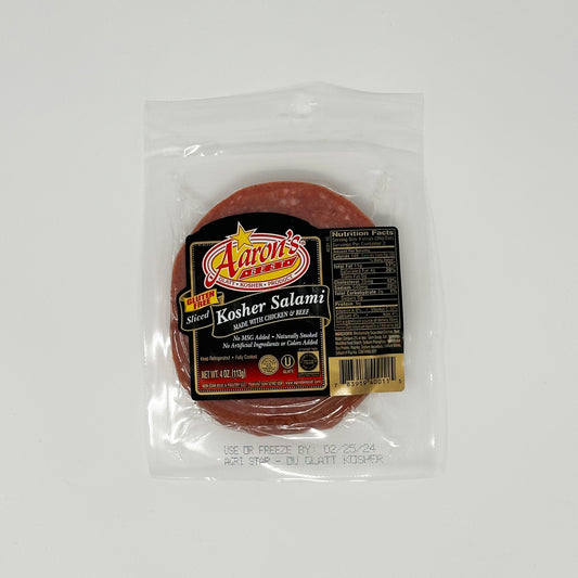 Aaron's Kosher Salami 4 oz