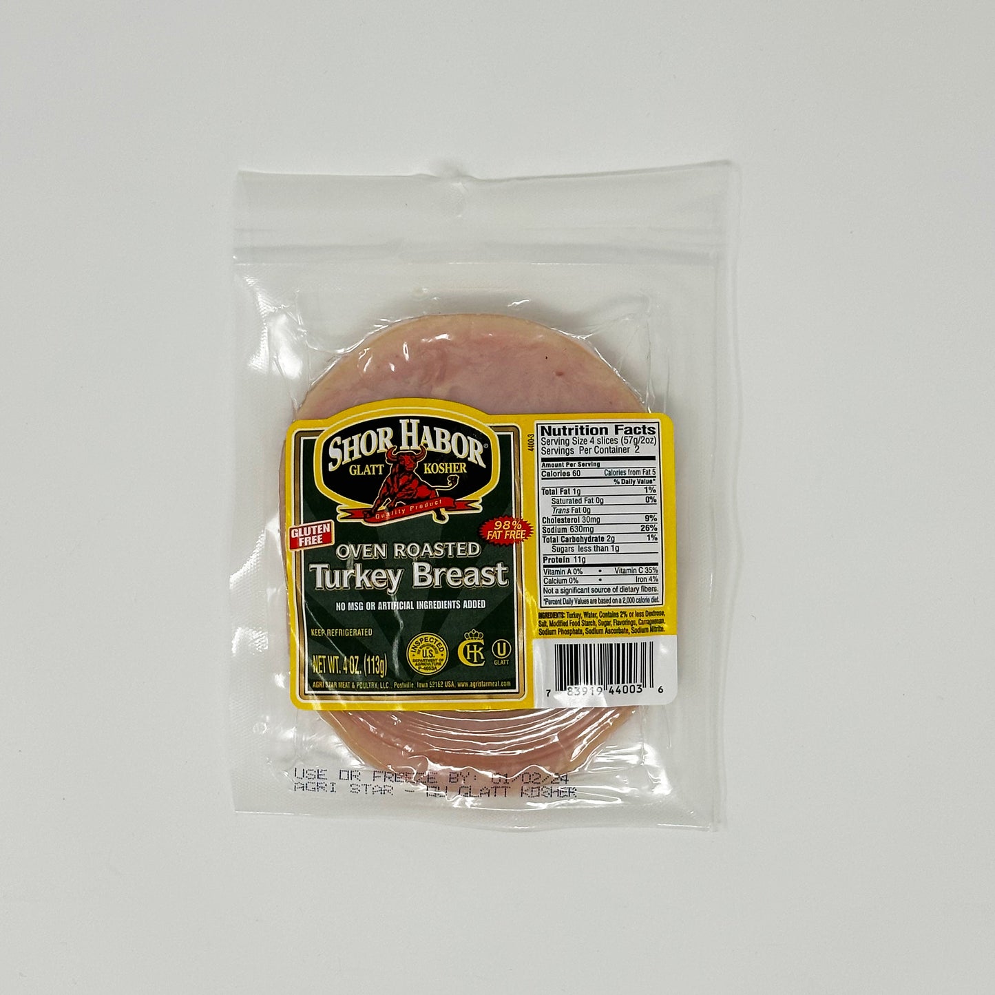 Shor Habor Oven Roasted Turkey Breast 4oz