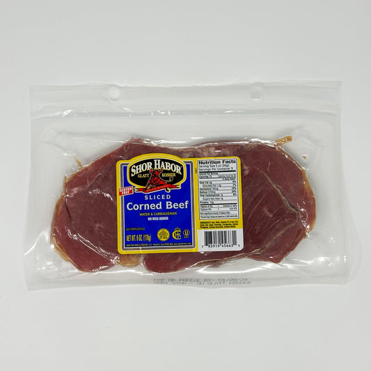 Shor Habor Sliced Corned Beef 6 oz