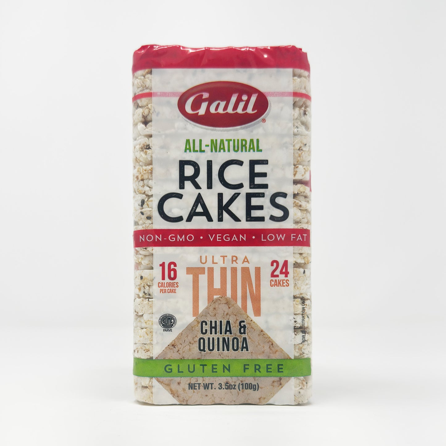 Galil Rice Cakes Chia & Quinoa Thin 3.5 oz