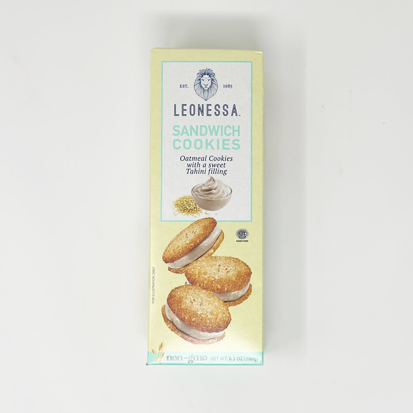 Leonessa Sandwich Cookies Sweet Tahini 6.3 oz