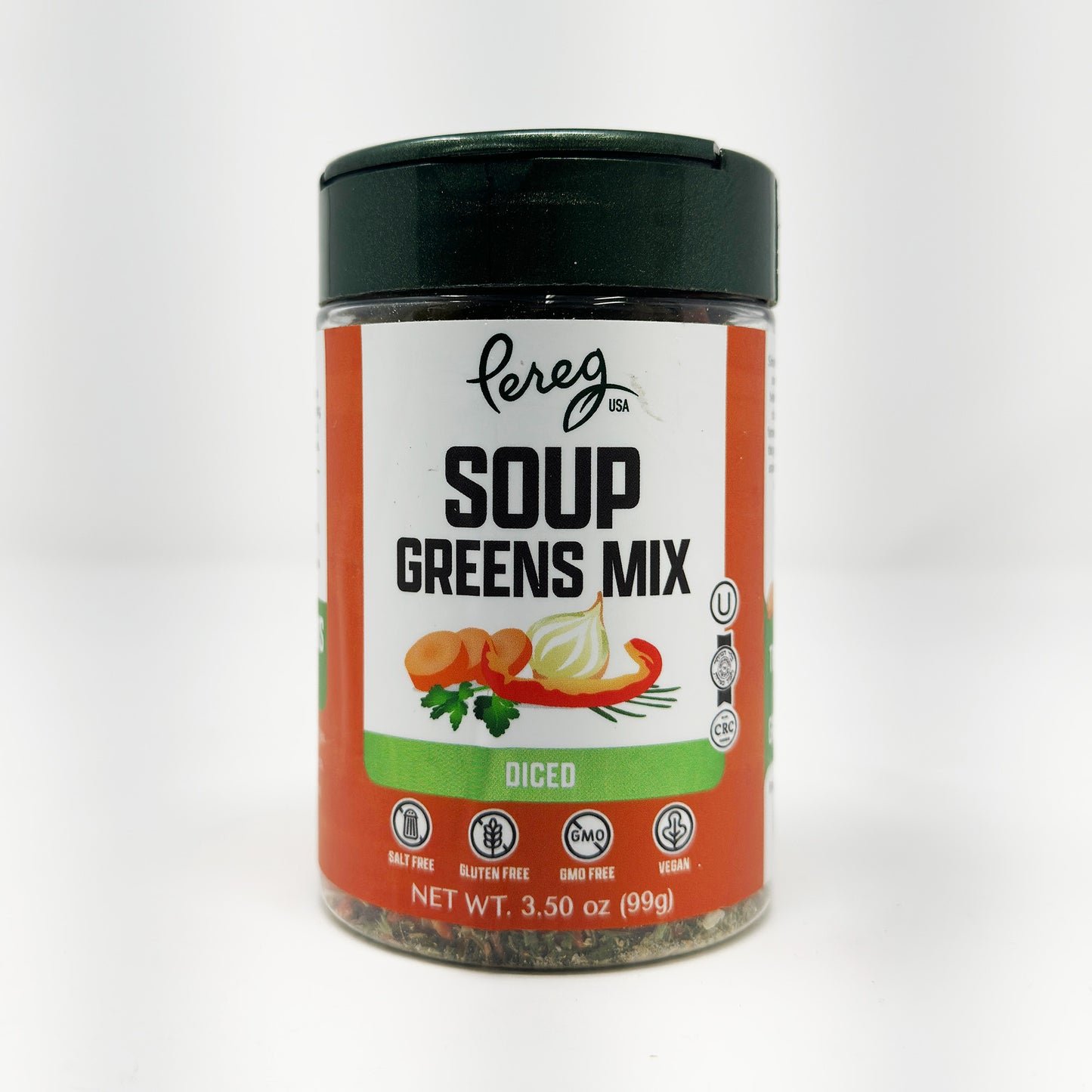 Pereg Soup Green Mix Diced 3.5 oz