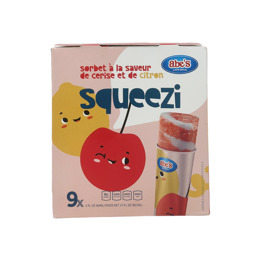 Abe's Squeezi Cherry Lemon 9 pack 27fl oz