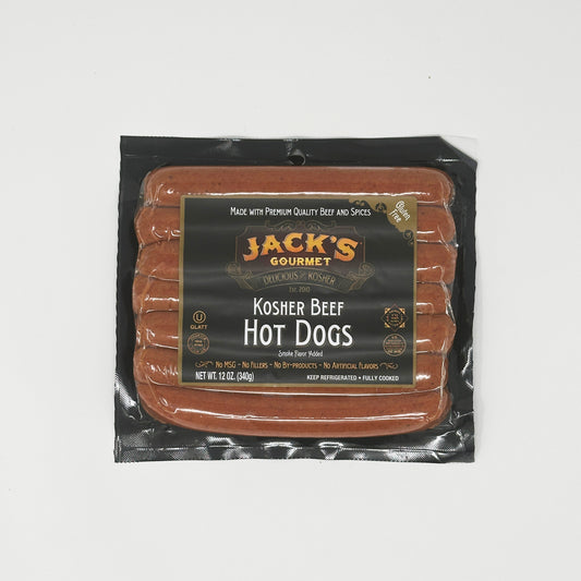 Jack's Gourmet Beef Hot Dogs 12 oz