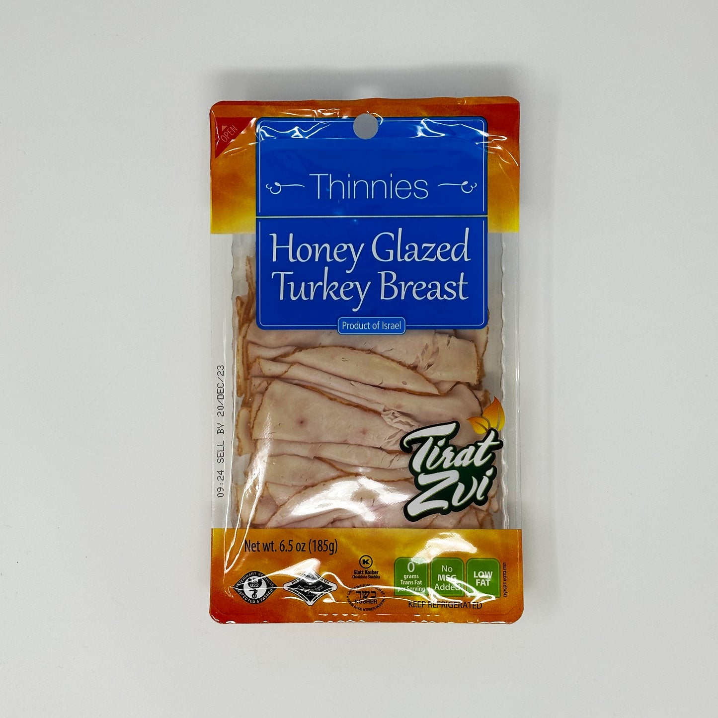 Tirat Zvi Thinnies Honey Glazed Turkey Breast 6.5 oz